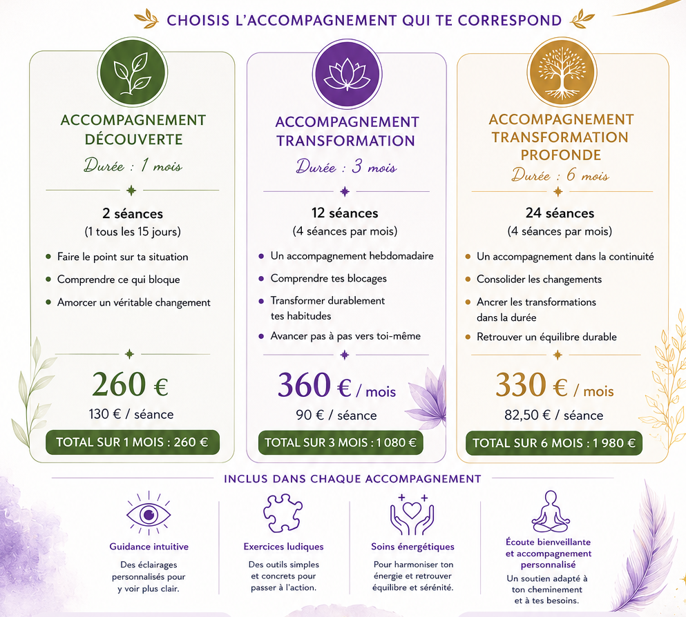 tarif accompagnement